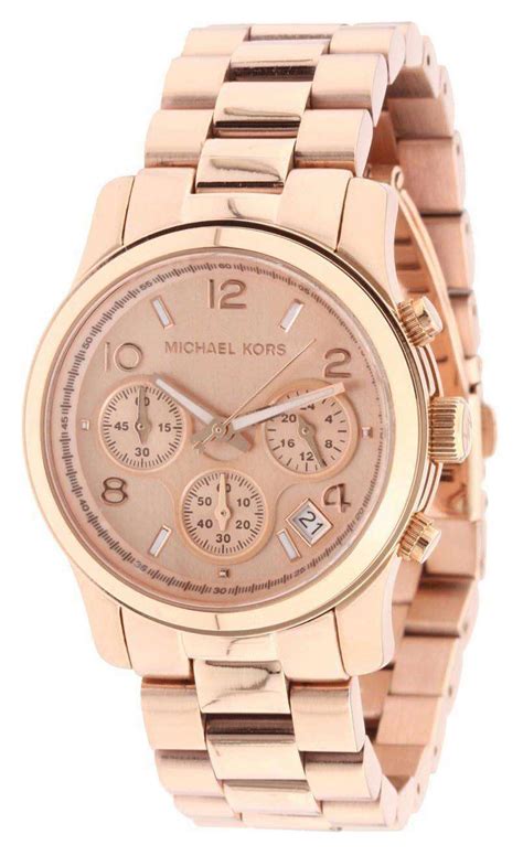 michael kors runway women's watch mk5128 rose gold rose